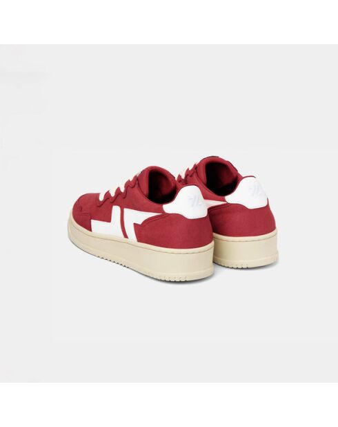 Baskets en suède végan Bêta B3 rouges