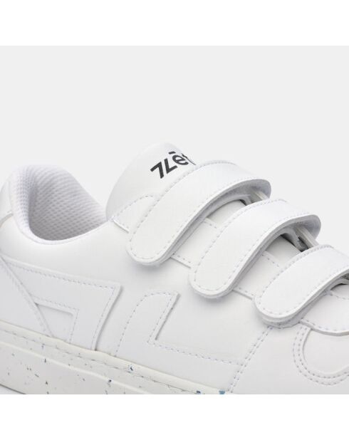 Baskets Velcro blanches