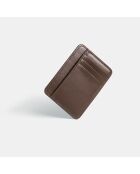 Porte-cartes marron