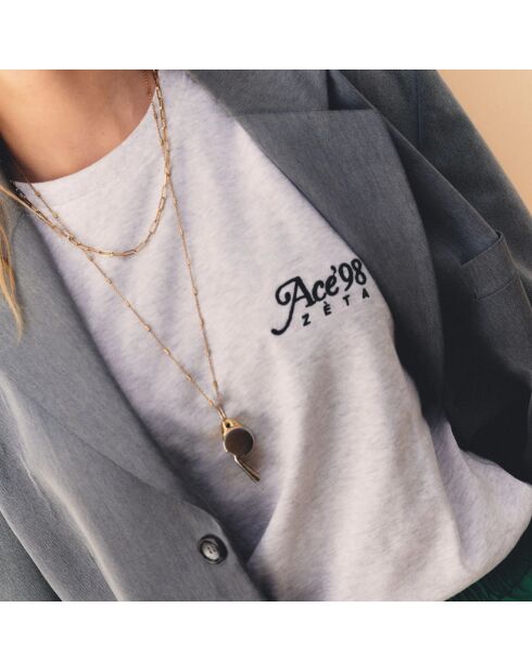T-shirt en coton Ace'98 gris