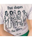 T-shirt grigia Ace'98 in cotone