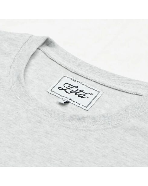 T-shirt en coton Textile gris