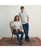 T-shirt en coton Textile gris