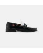Mocassins Braga noir/blanc
