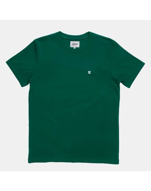 T-shirt en coton Textile vert forêt