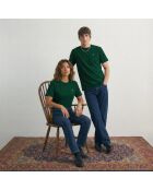 T-shirt en coton Textile vert forêt