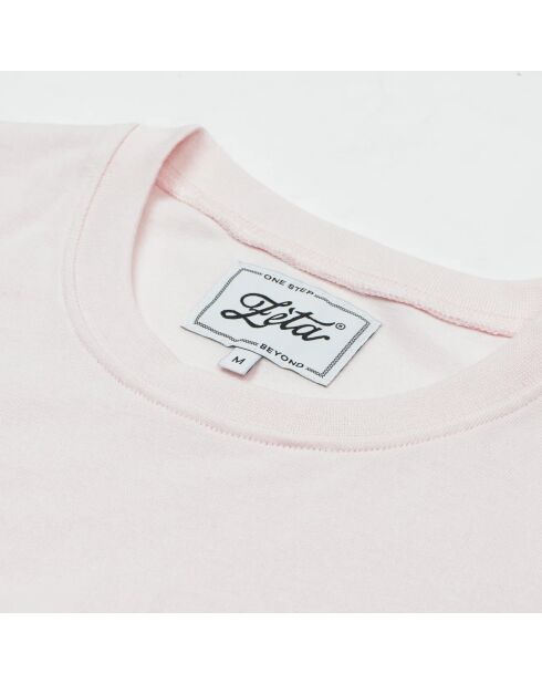 T-shirt en coton Textile rose