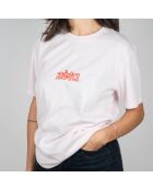 T-shirt en coton Textile rose