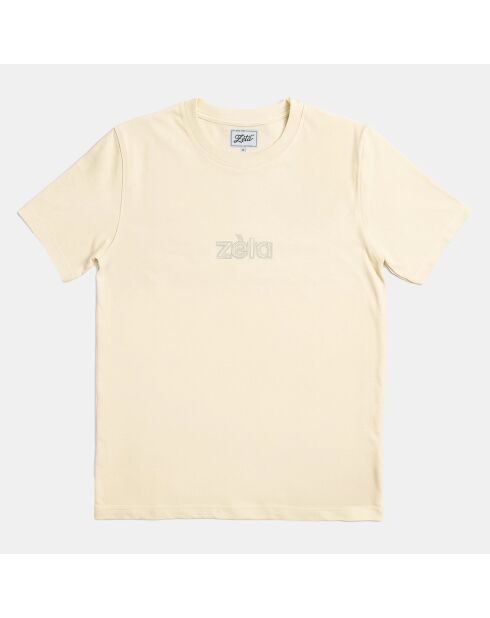 T-shirt en coton Textile sable
