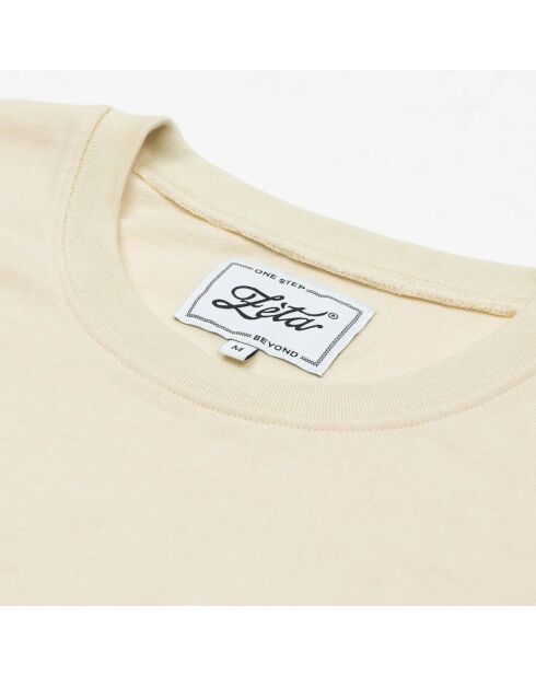T-shirt en coton Textile sable