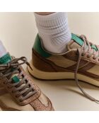 Sneakers Omega mocha/verde