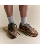 Sneakers Omega mocha/verde