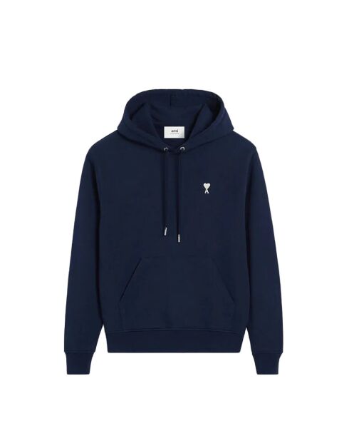 Hoodie en coton Ami de Cœur bleu blanc