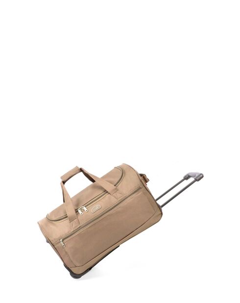 Sac de voyage M Manon taupe - 50x30x30 cm