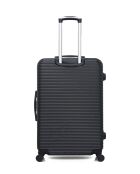 Set mit 2 großen und schwarzen Koffern von L/M London, 75 cm/65 cm