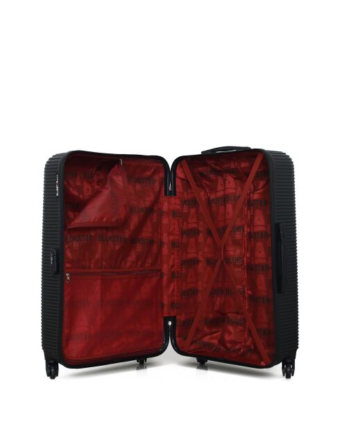 Set mit 2 großen und schwarzen Koffern von L/M London, 75 cm/65 cm