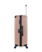 Set van 2 grote en weekendkoffers L/M Opera 75cm/65cm rosegoud