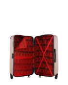 Set van 2 grote en weekendkoffers L/M Opera 75cm/65cm rosegoud