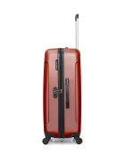 Lot de 4 valises L/M/S/K Napoli-C 75cm/65cm/55cm/23cm rouges