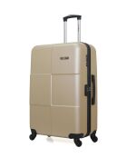 Set van 2 grote en weekendkoffers L/M Miami 75cm/65cm beige