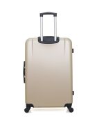 Set van 2 grote en weekendkoffers L/M Miami 75cm/65cm beige