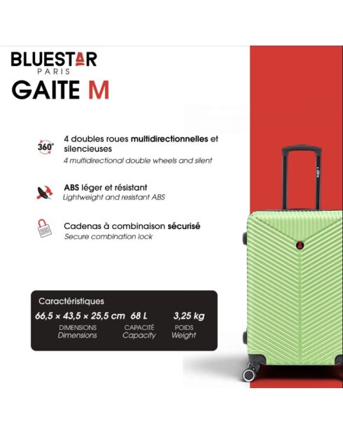 Valise Weekend Moyen Séjour Gaite 66,5 cm orange