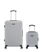 Lot de 2 valises Grand format et Cabine L/XXS Brazilia 75cm/46cm grises
