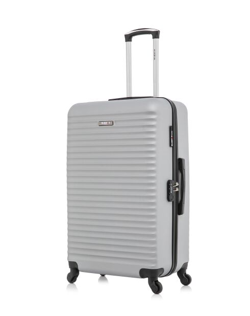 Lot de 2 valises Grand format et Cabine L/XXS Brazilia 75cm/46cm grises