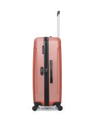 Set mit 4 Koffern L/M/S/K Napoli-C 75cm/65cm/55cm/23cm korallenrot
