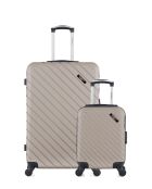 Lot de 2 valises Grand format et cabine L/XXS Cite 75cm/46cm beiges