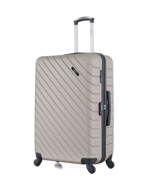 Set van 2 grote koffers en cabine L/XXS Cite 75cm/46cm beige