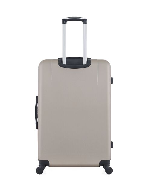 Set van 2 grote en weekendkoffers L/M Opera 75cm/65cm beige