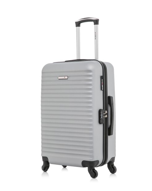 Lot de 2 valises Weekend et Cabine M/XXS Brazilia 65cm/46cm grises