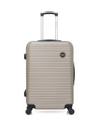 Set van 2 M/S London 65cm/55cm beige weekend- en hutkoffers