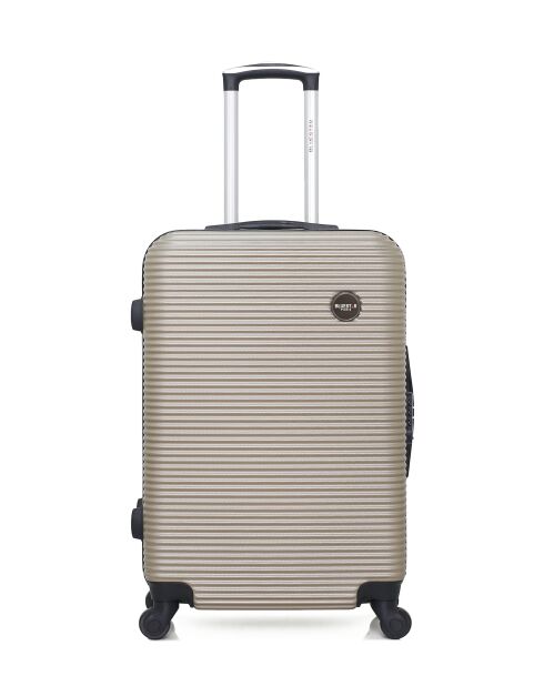 Set van 2 M/S London 65cm/55cm beige weekend- en hutkoffers