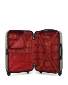 Set van 2 M/S London 65cm/55cm beige weekend- en hutkoffers