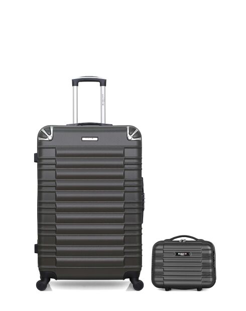 Lot Valise & Vanity L/K Lima 75cm/23cm gris foncé