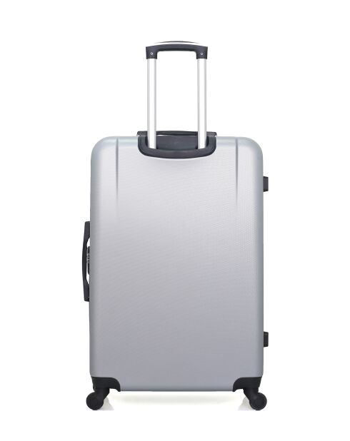 Lot de 3 valises Grand format ,Weekend et cabine L/M/XXS Miami 75cm/46cm/65cm grises
