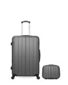 Lot Valise & Vanity L/K Napoli 75cm/23cm gris foncé