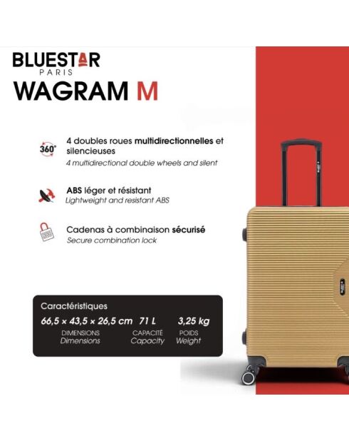 Valise Weekend Moyen Séjour Wagram 66,5 cm olive