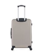 Set van 2 M/XXS Opera 65cm/46cm beige weekend- en hutkoffers