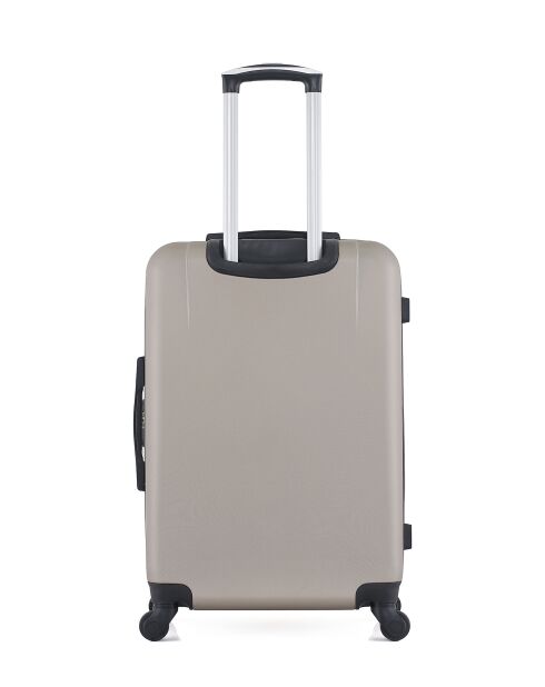 Set mit 2 M/XXS Opera 65cm/46cm beigefarbenen Wochenend- und Kabinenkoffern