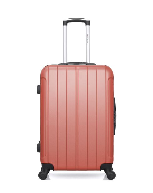 Valise Weekend Moyen Séjour Napoli 65 cm corail