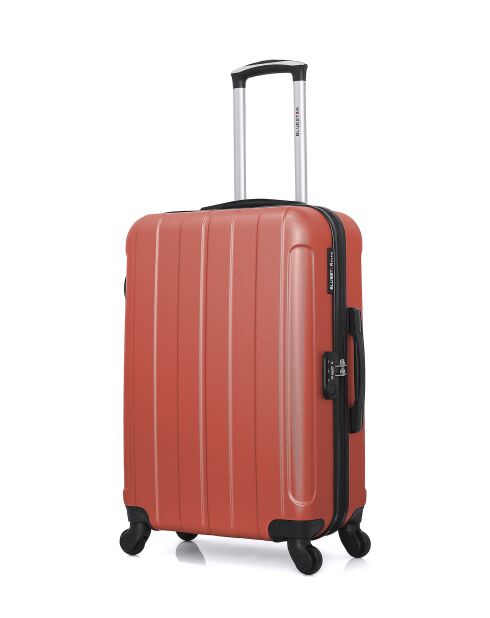 Valise Weekend Moyen Séjour Napoli 65 cm corail