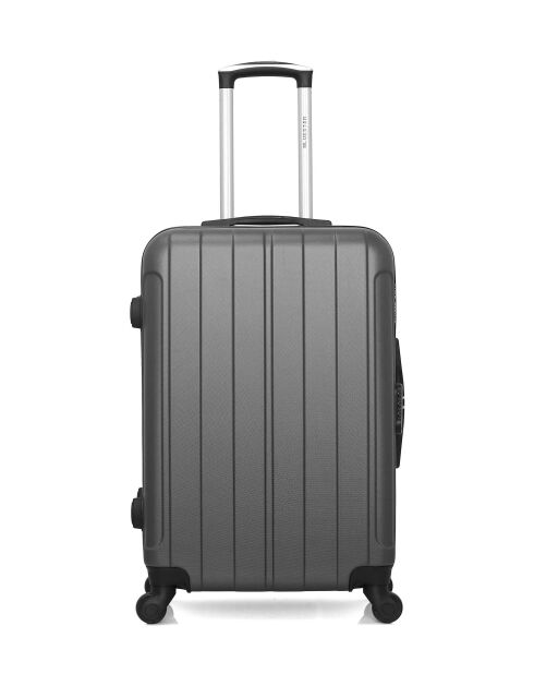 Lot Valise & Vanity M/K Napoli 65cm/23cm gris foncé