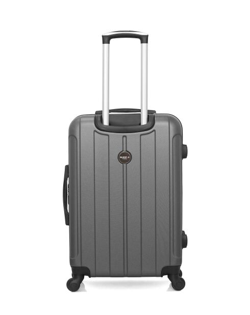 Lot Valise & Vanity M/K Napoli 65cm/23cm gris foncé