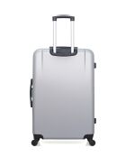 Set van 2 grote koffers en cabine L/XXS Miami 75cm/46cm grijs