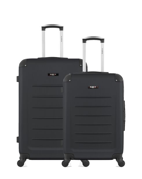 Set mit 2 großen Koffern und Wochenendkoffern L/M Opera 75cm/65cm schwarz