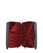 Set mit 2 großen Koffern und Wochenendkoffern L/M Opera 75cm/65cm schwarz