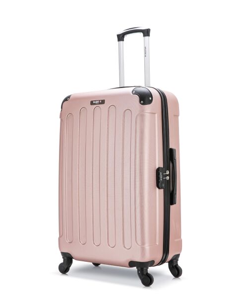 Set mit 2 großen Koffern und Wochenendkoffern L/M Madrid 75cm/65cm roségold